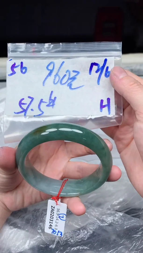 未镶嵌定制翡翠56毛货需精细抛光手镯拍一发一