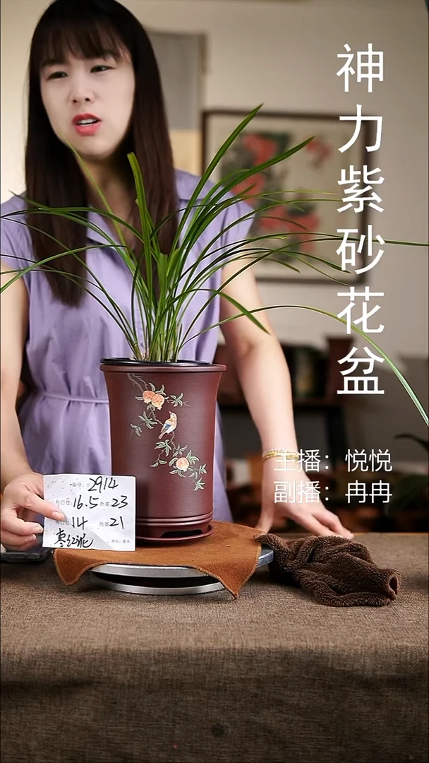 紫砂花盆紫砂花盆2914+z