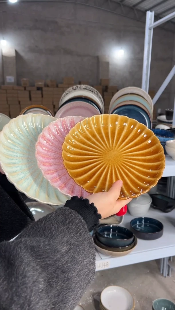 陶瓷外贸尾货瑕疵满20包邮X3 小盘组合正品