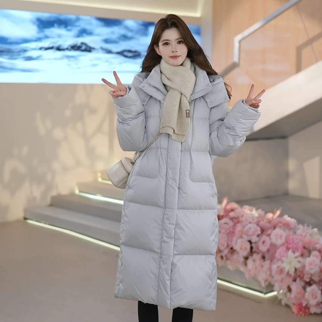 【25年新款】雪中飞新款羽绒服冬季中长款时尚休闲女士GQX250140262