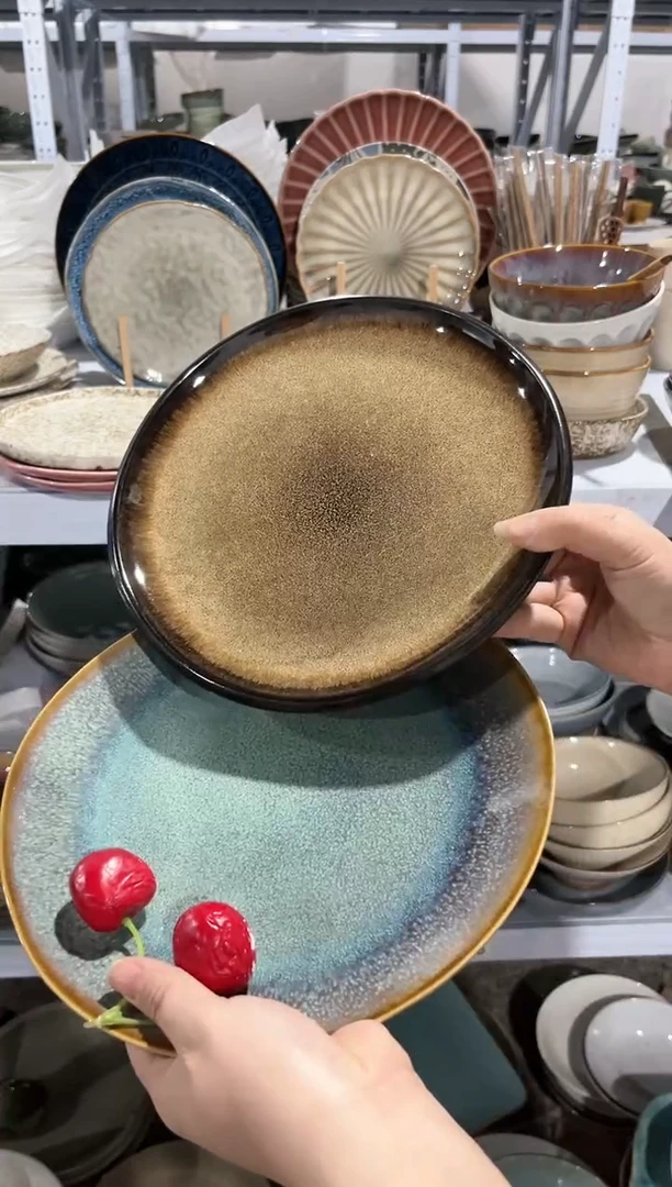 【闪购商品】瓷片外贸尾货瑕疵满20包邮X4 中盘组合