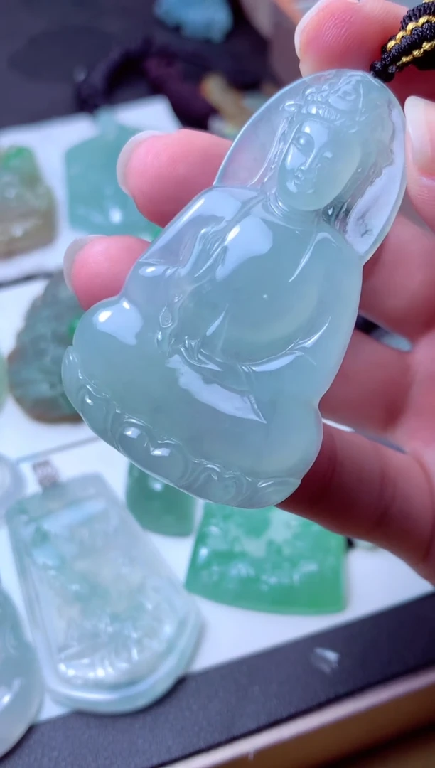 颈饰未镶嵌翡翠天然A货翡翠