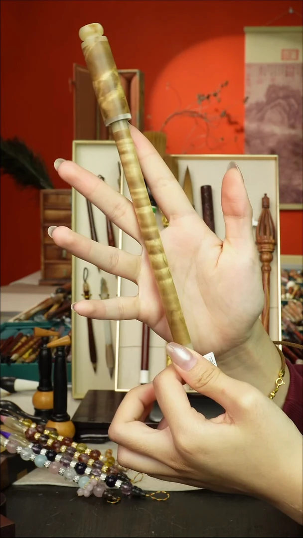 279号闪孤品高货毛笔链接 清水试笔 蘸墨不退