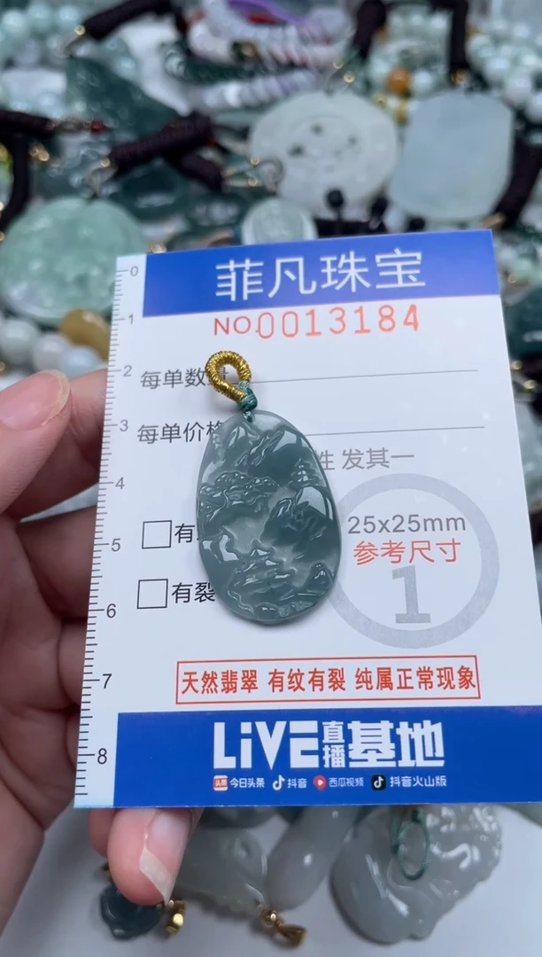 颈饰未镶嵌翡翠13184