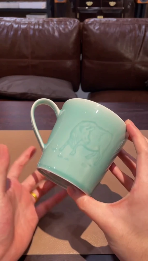 89窑承青瓷牛牛杯