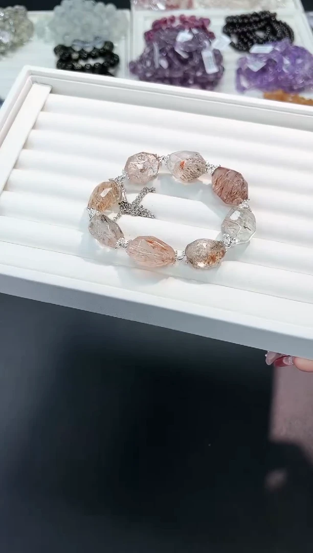 【闪购商品】水晶手串未镶嵌99g多样性发其一/1条默认微瑕