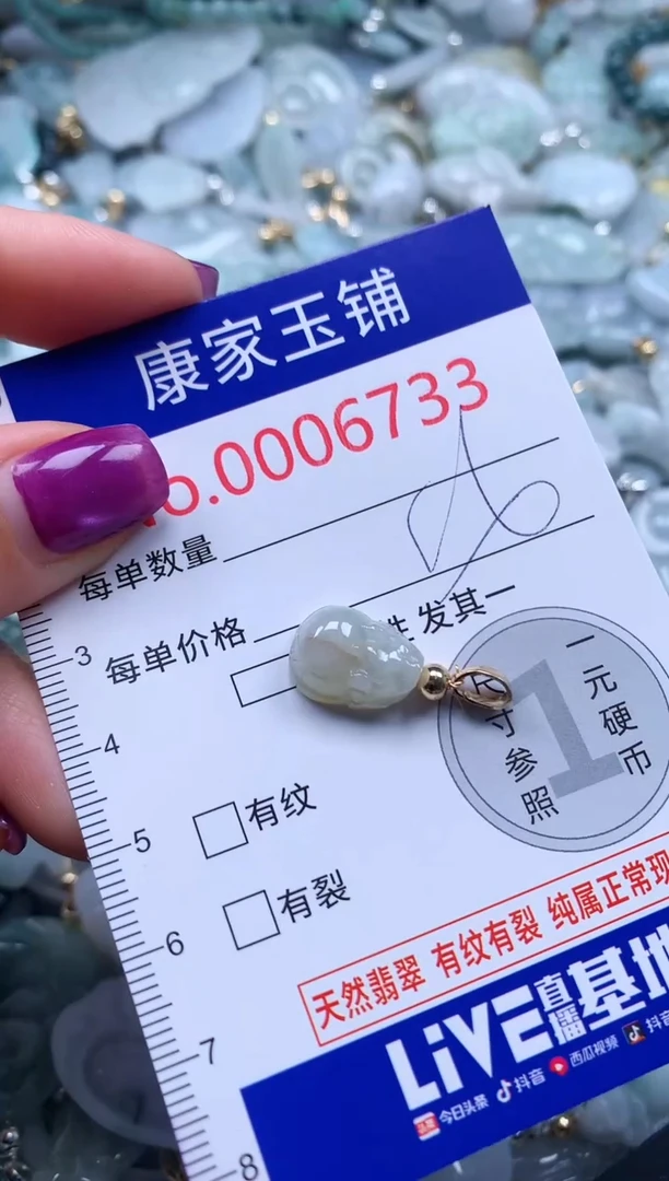 颈饰未镶嵌翡翠6733