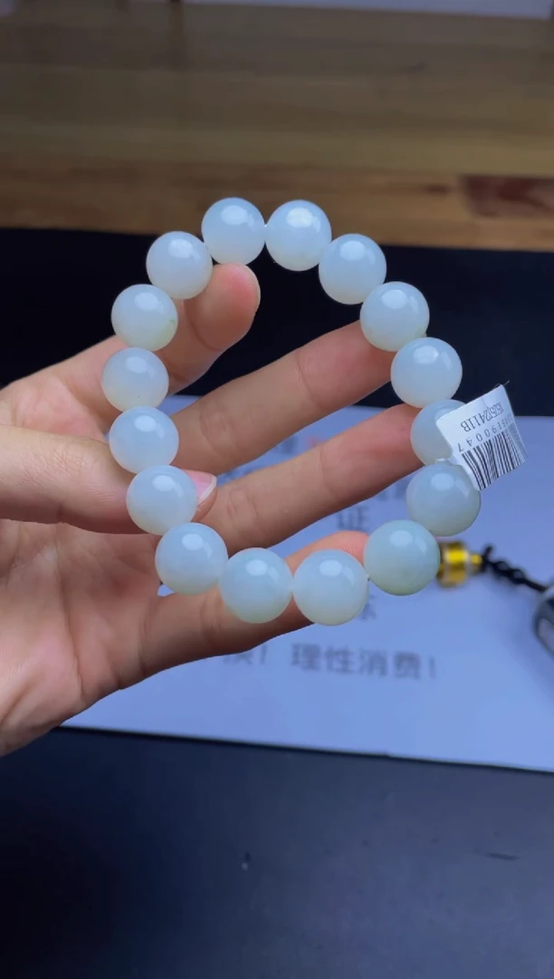 未镶嵌定制翡翠珠串