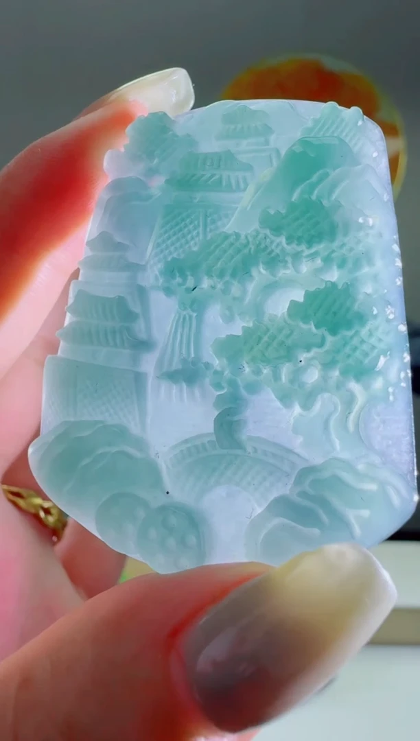 翡翠未镶嵌颈饰多样性随机发其一