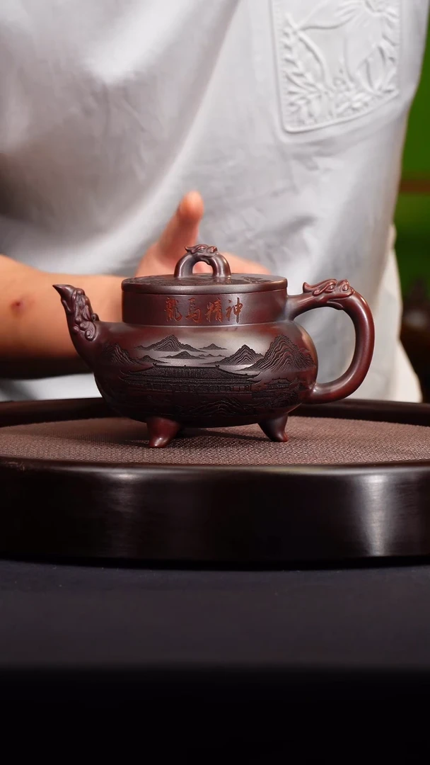 茶壶紫砂宜兴紫砂原矿壶