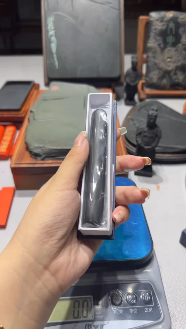 大豆文化松烟墨一锭