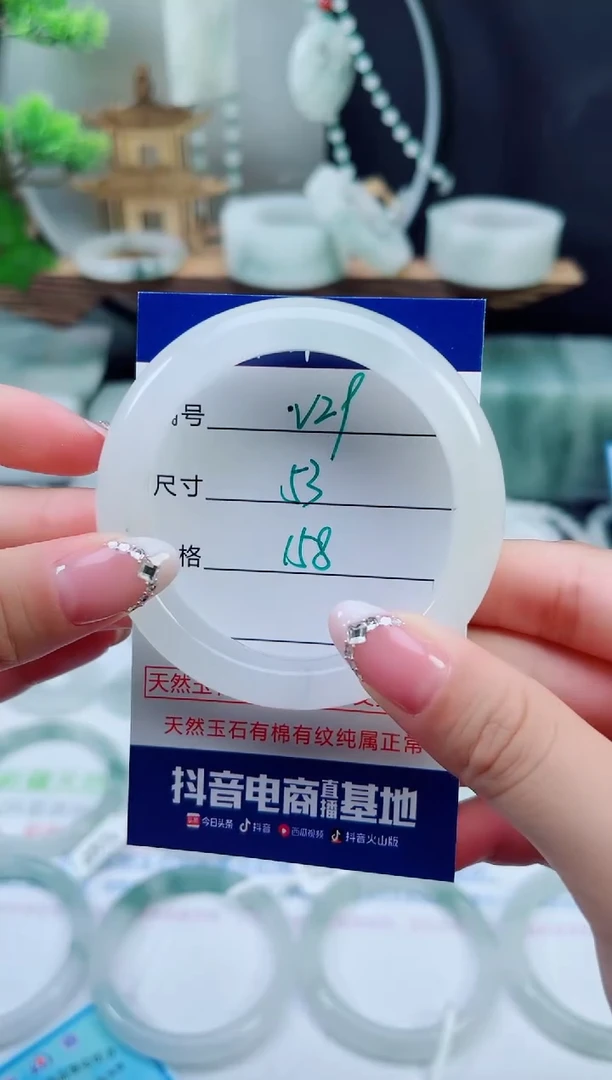 未镶嵌手镯石英质玉（天山翠）29