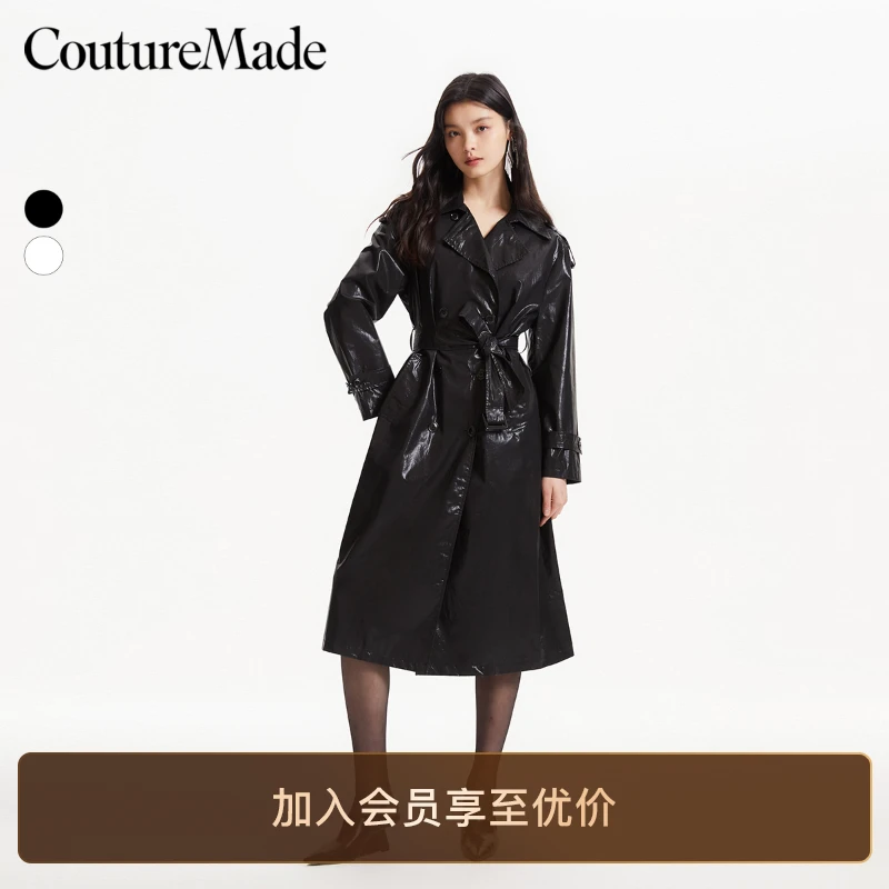 Vero Moda风衣女干练肌理感长袖外套时尚收腰高级感爆款洋气外套