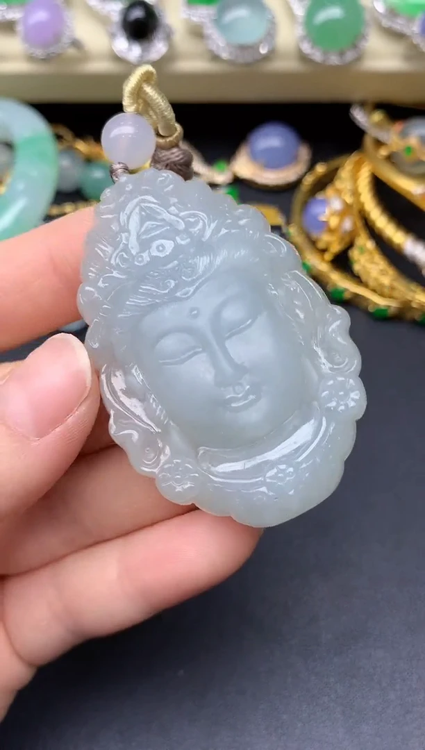 颈饰未镶嵌翡翠55-雪姐翡翠天天见