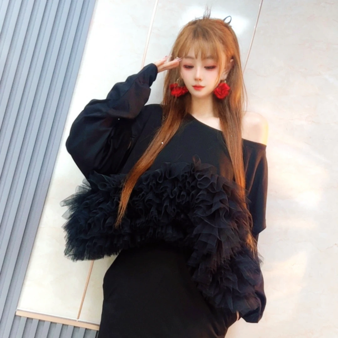 2371【熙妮潮牌】潮牌设计师私人定制简约气质款外套半身裙套装气质