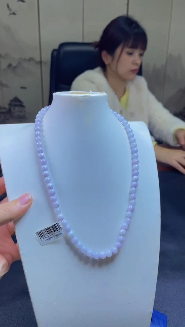 未镶嵌定制翡翠珠串 拍一发一