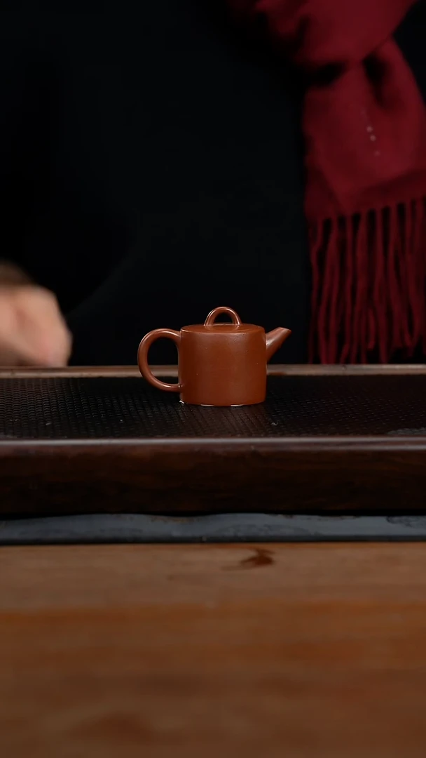 茶壶紫砂60cc黄龙山原矿朱泥直筒27