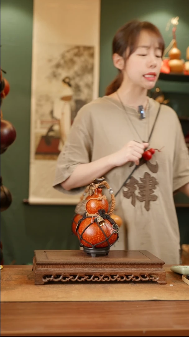 15号精品天然大漆酒葫芦一物一拍~