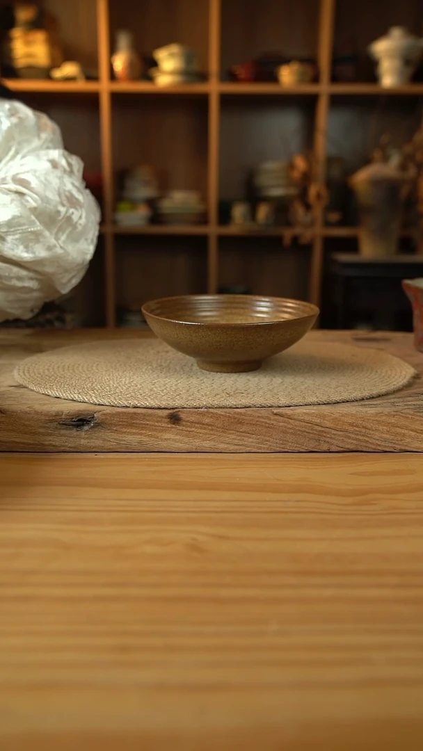 福利奶奶系列的7英寸内螺纹燕麦酸奶碗1个