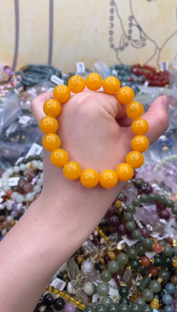 手链蜜蜡未镶嵌382人工二代