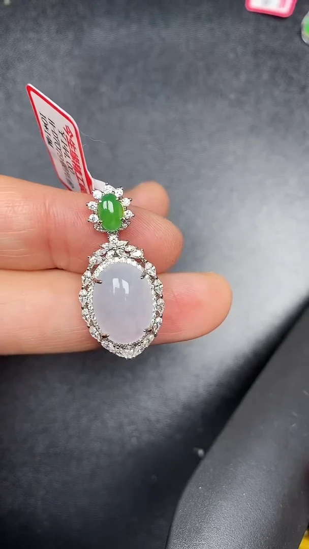 银S925镶嵌戒指翡翠2810