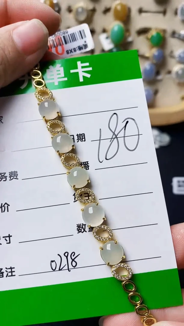 银S925镶嵌戒指翡翠0298