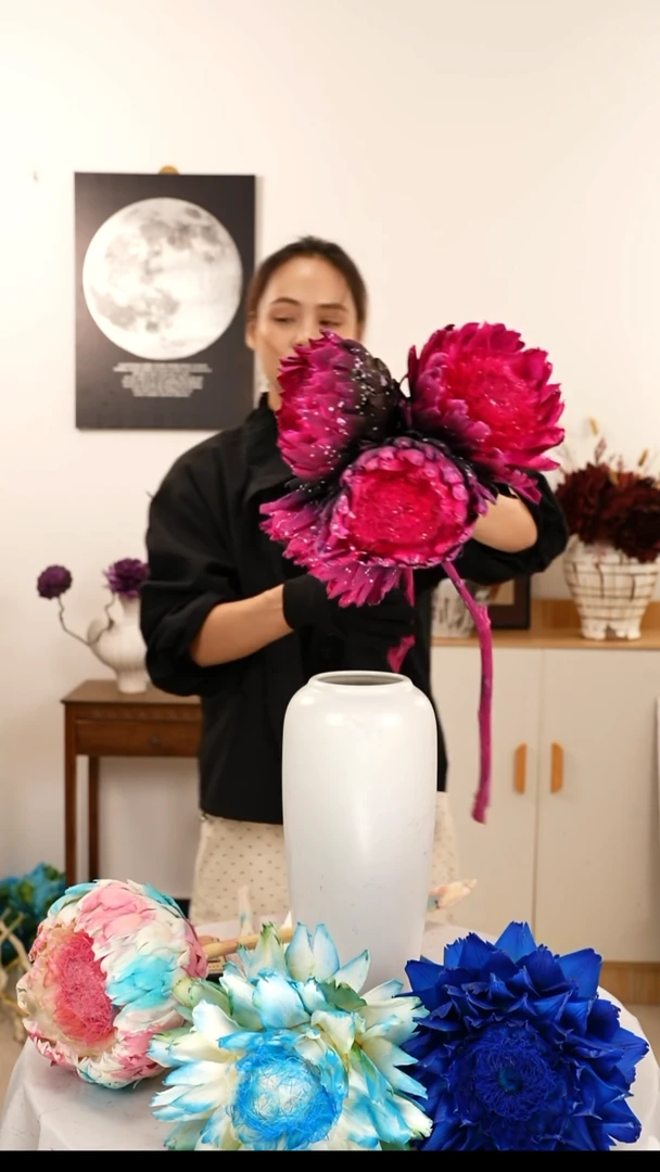 永生花 霸王花 A13 黑粉