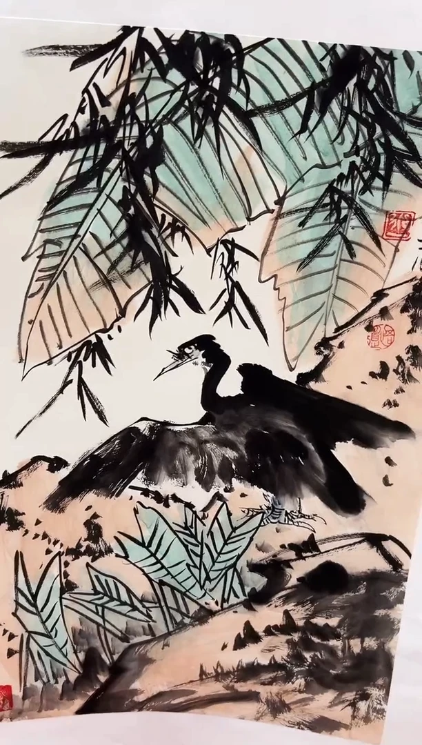 国画国画道一老师绘画作品  B2