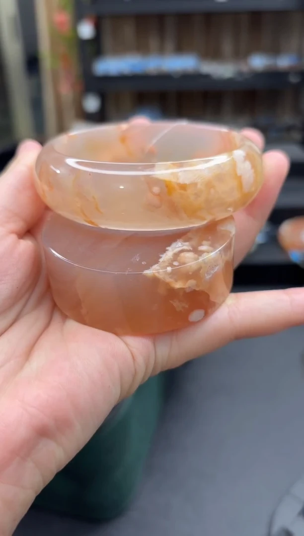 未镶嵌手镯石英质玉439(62圈赠送镯心)