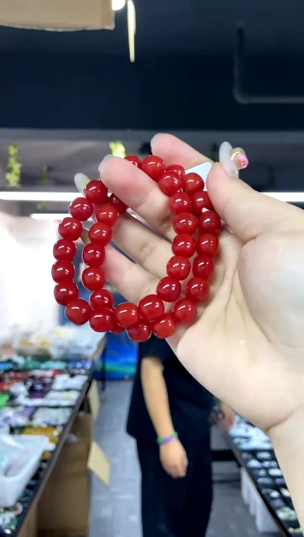 未镶嵌手链南红玛瑙多样性发其一颜色微差