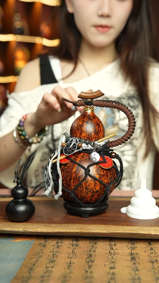 90号精品大漆酒葫芦防腐防渗装水茶酒