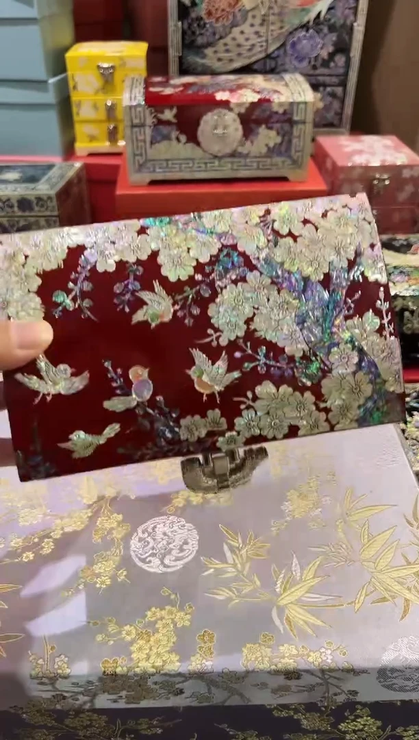 鱼锁满贝底·微瑕·弘贝雅螺钿漆器文化馆