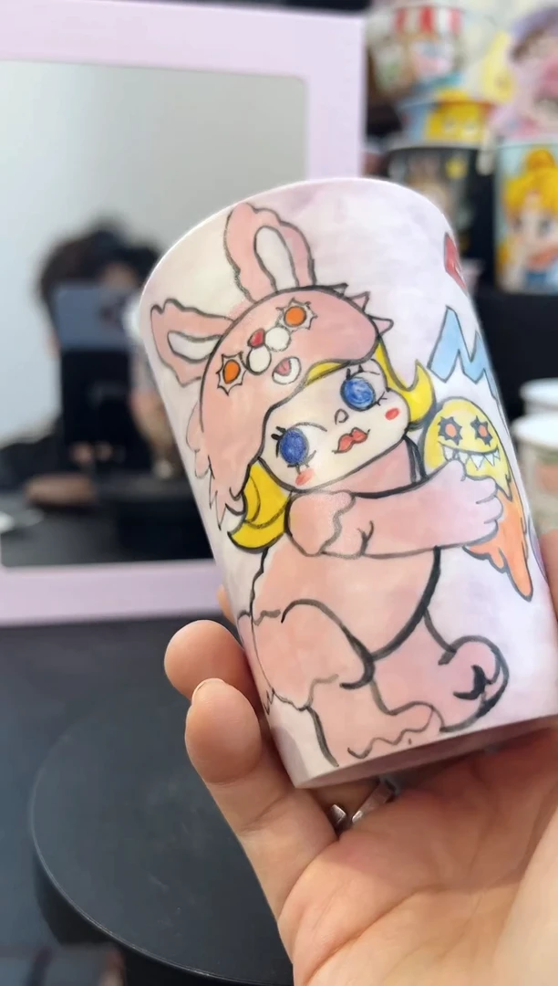 【闪购商品】摆件纯手工手绘陶瓷小杯杯