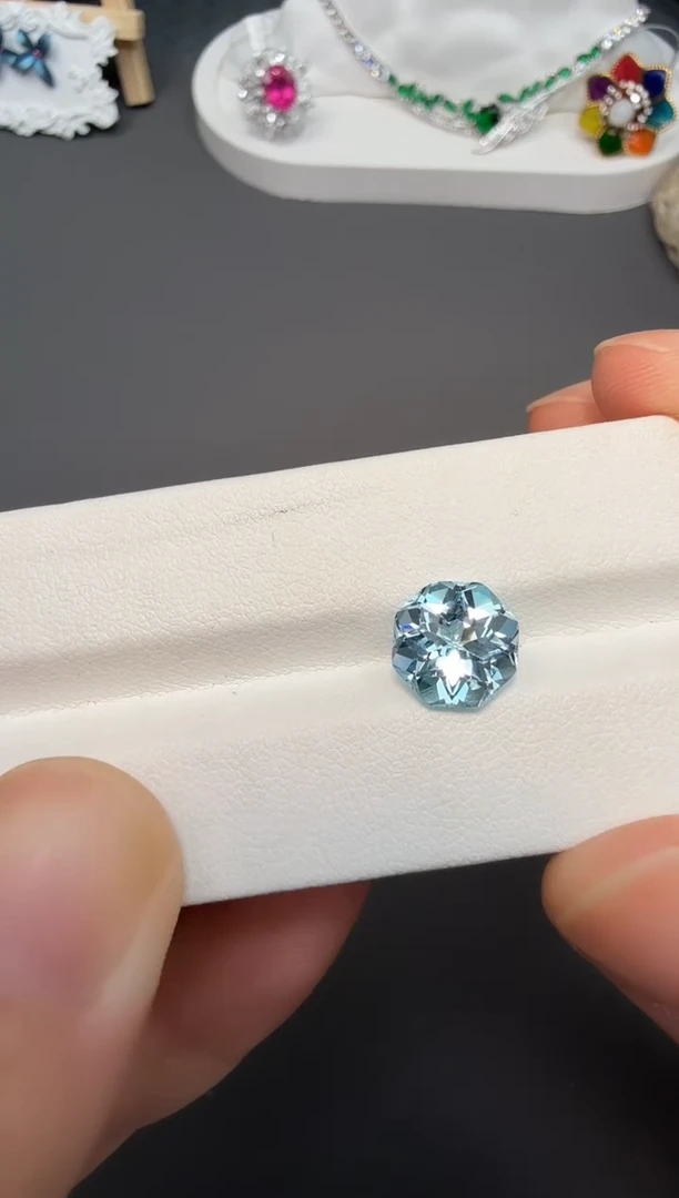 托帕石裸石3.9ct-A650-1p