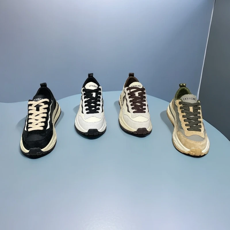 2025早秋新款男士四季通用减震厚底夏季秋季春季鞋潮鞋休闲时尚潮