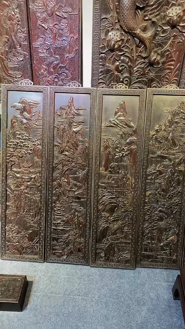 木倾****室紫檀木雕一物一拍