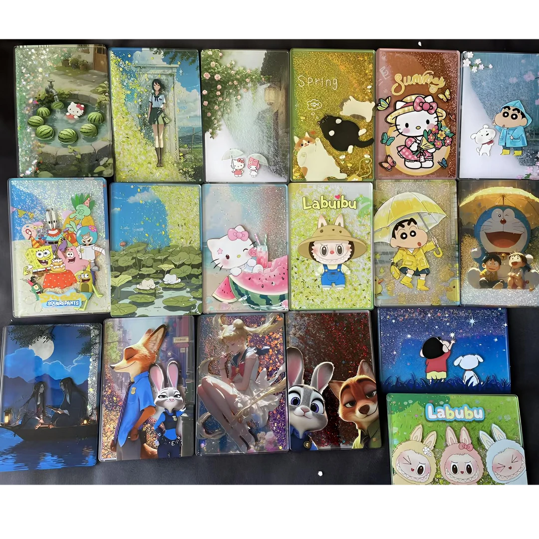 创意流沙冰箱贴多款卡通城市图案可选适合作为旅游纪念品