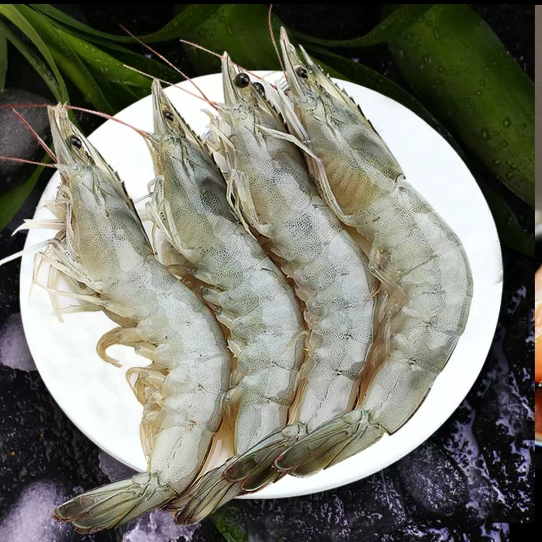 新鲜美味海捕大虾海水虾14-18 整箱四斤发货  原盒原包装