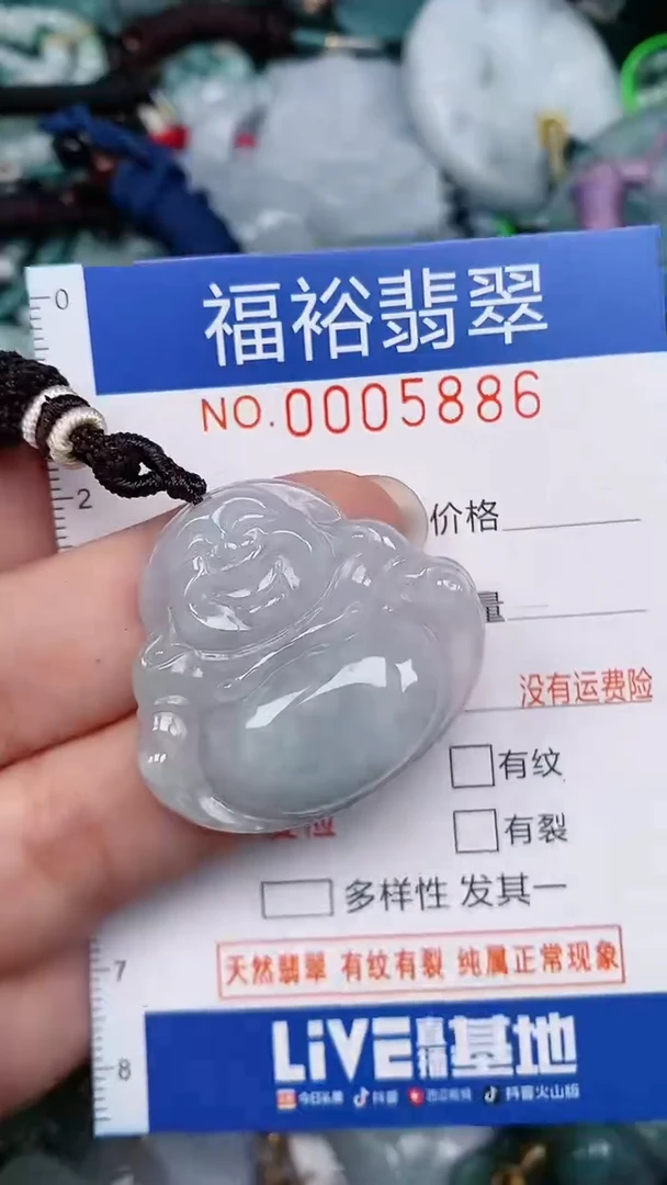 翡翠未镶嵌颈饰...0005886