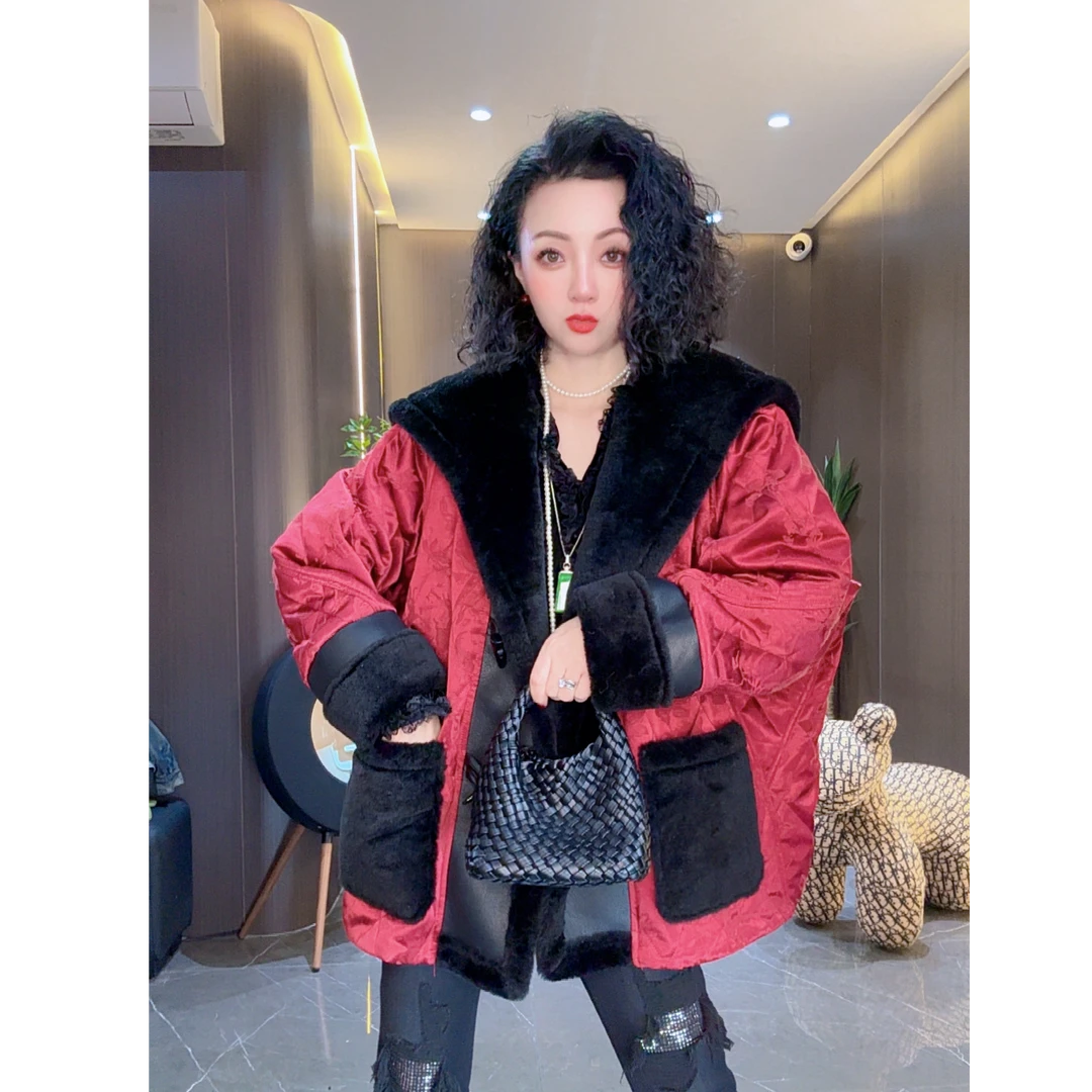 【茉茉】2026新年战袍【一路长虹】新款棉服国风设计保暖外套女士8087