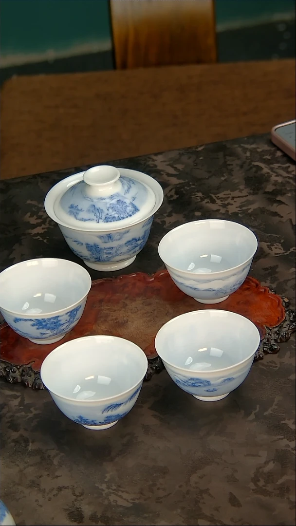 画堂春手绘潇湘八景图