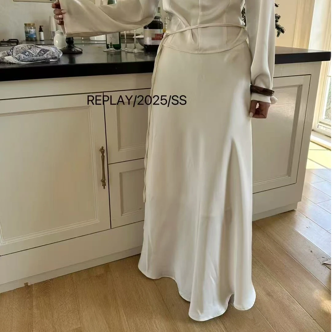 R-春夏福秒长款显瘦百搭半裙#11831