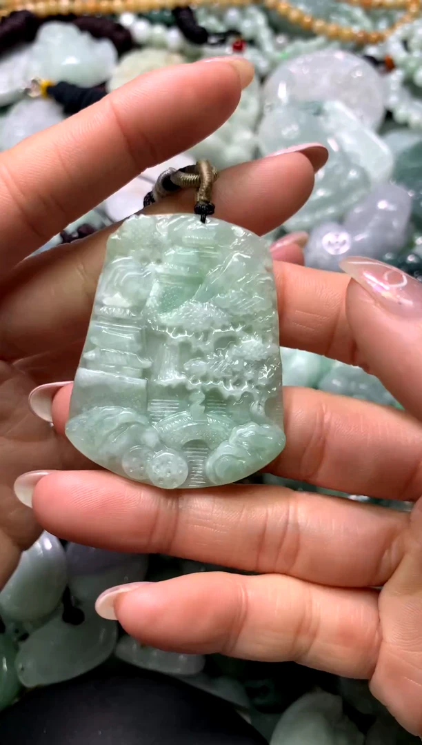 吊坠(不含链)未镶嵌翡翠1