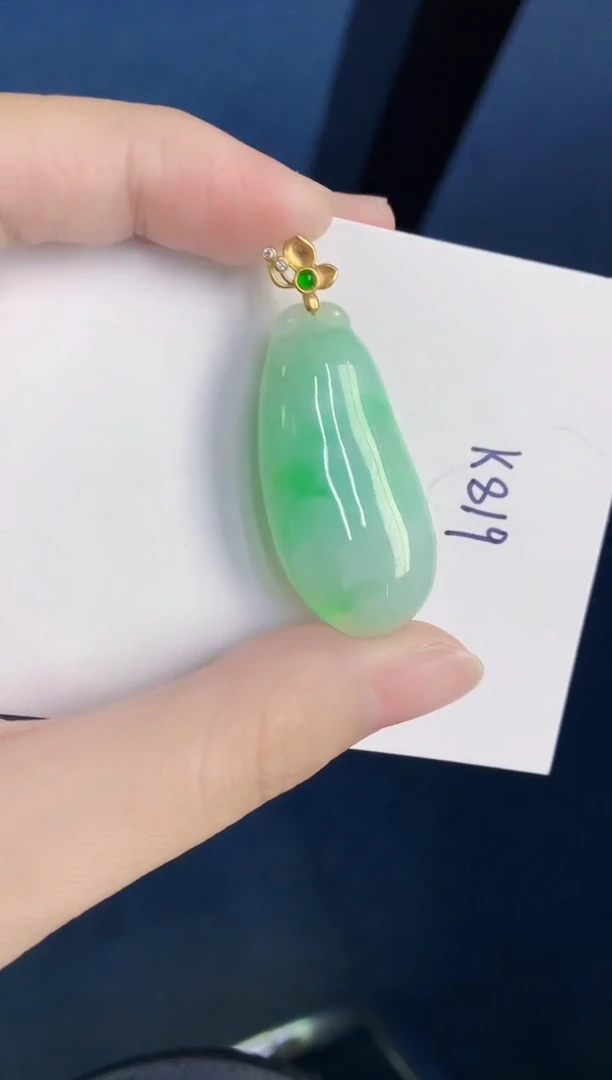 颈饰未镶嵌翡翠天然翡翠缅甸A货