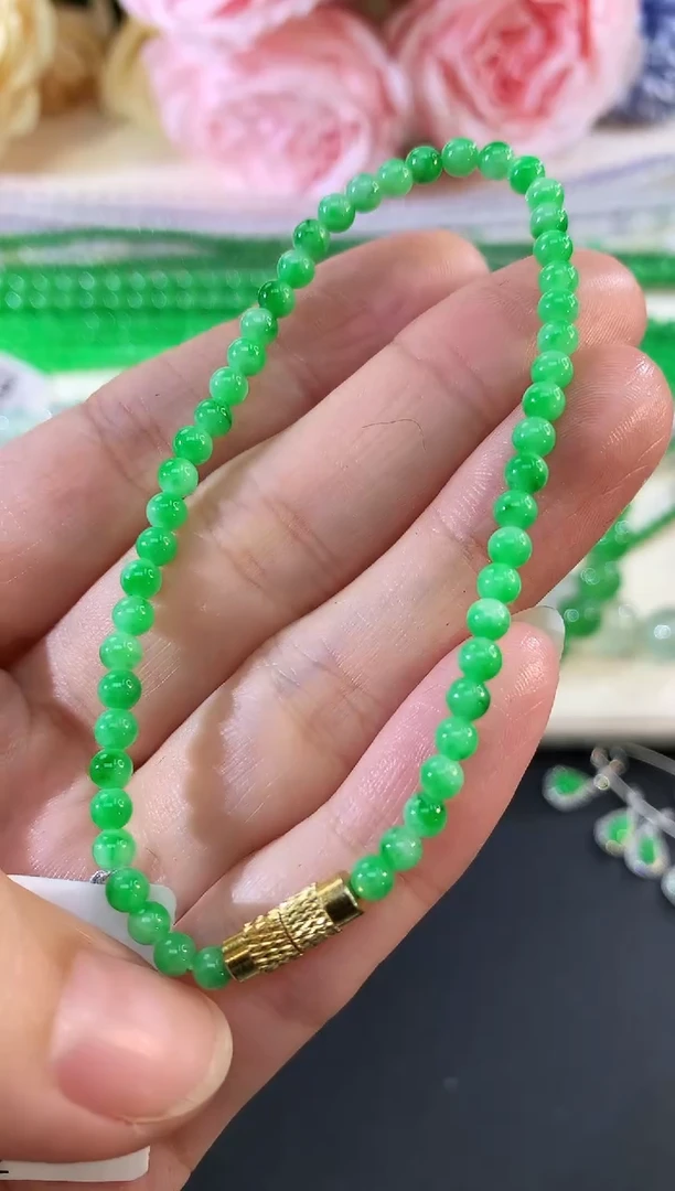 未镶嵌手串翡翠46|2800