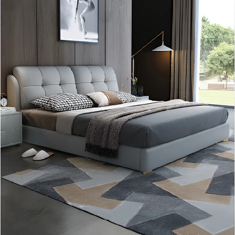 床双人床小户型床1.8米x2主卧大床儿童床储物床婚床