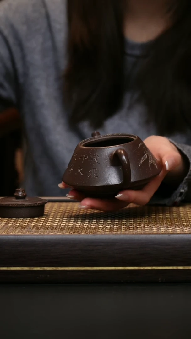 茶壶紫砂冻梨砂 柱础