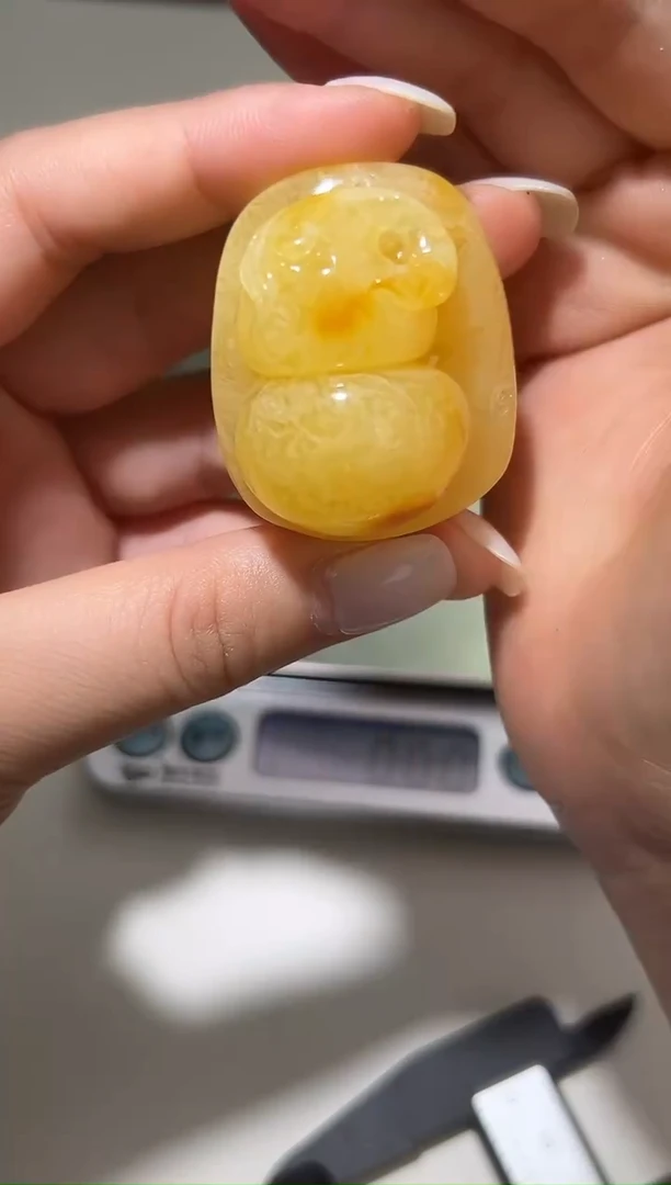 裸石琥珀未镶嵌琥珀蜜蜡吊坠