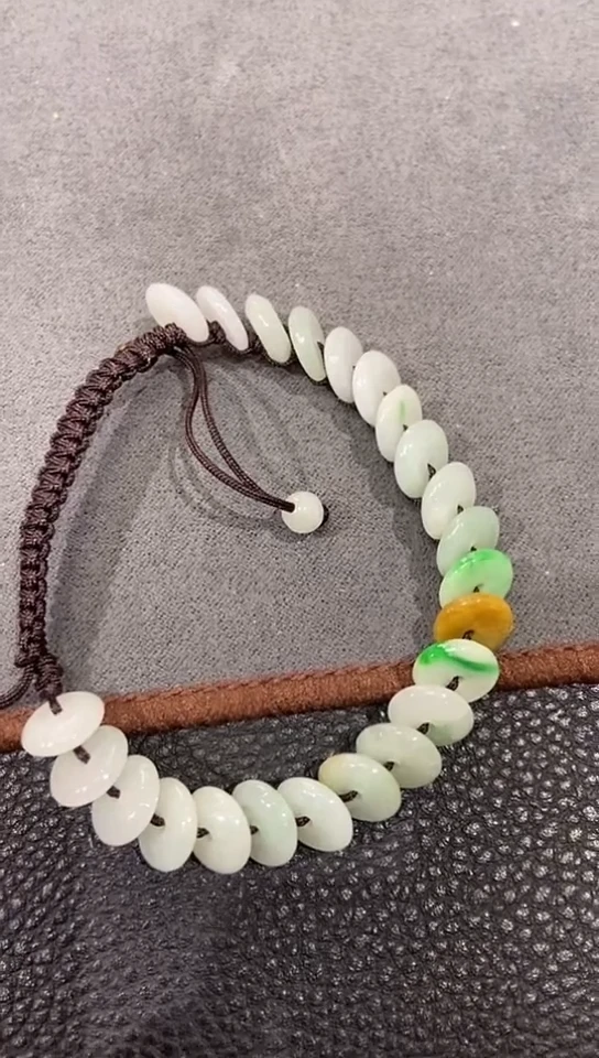 【闪购商品】翡翠手链未镶嵌天然缅甸A货翡翠