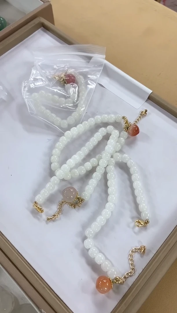 手串未镶嵌和田玉天然和田玉手串拍一发一多样性发其一